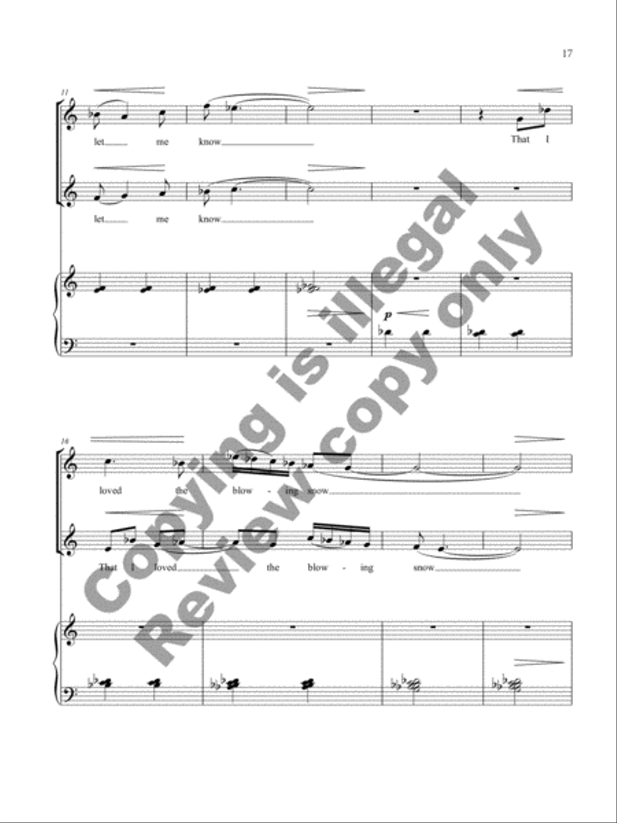Music Like a Curve of Gold Mezzo-Soprano Voice scores gallery preview page 16