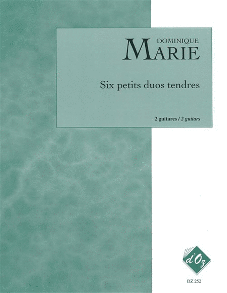 Six petits duos tendres Classical Guitar scores gallery preview page 1