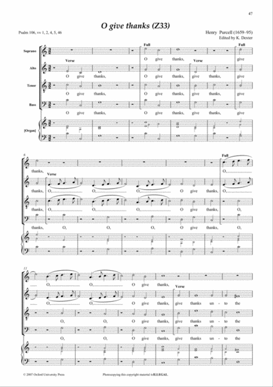 The Restoration Anthem Volume 2 1688-1714 Divisi scores gallery preview page 6