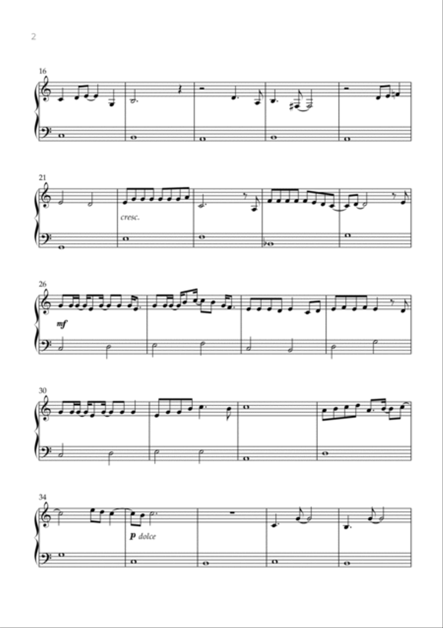 Believe Easy Piano scores gallery preview page 2