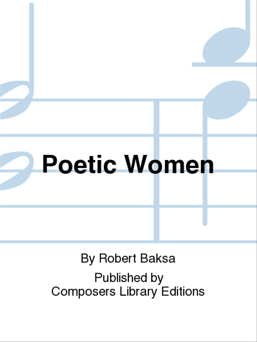 Poetic Women Poetic Women Chamber Music scores gallery preview page 1