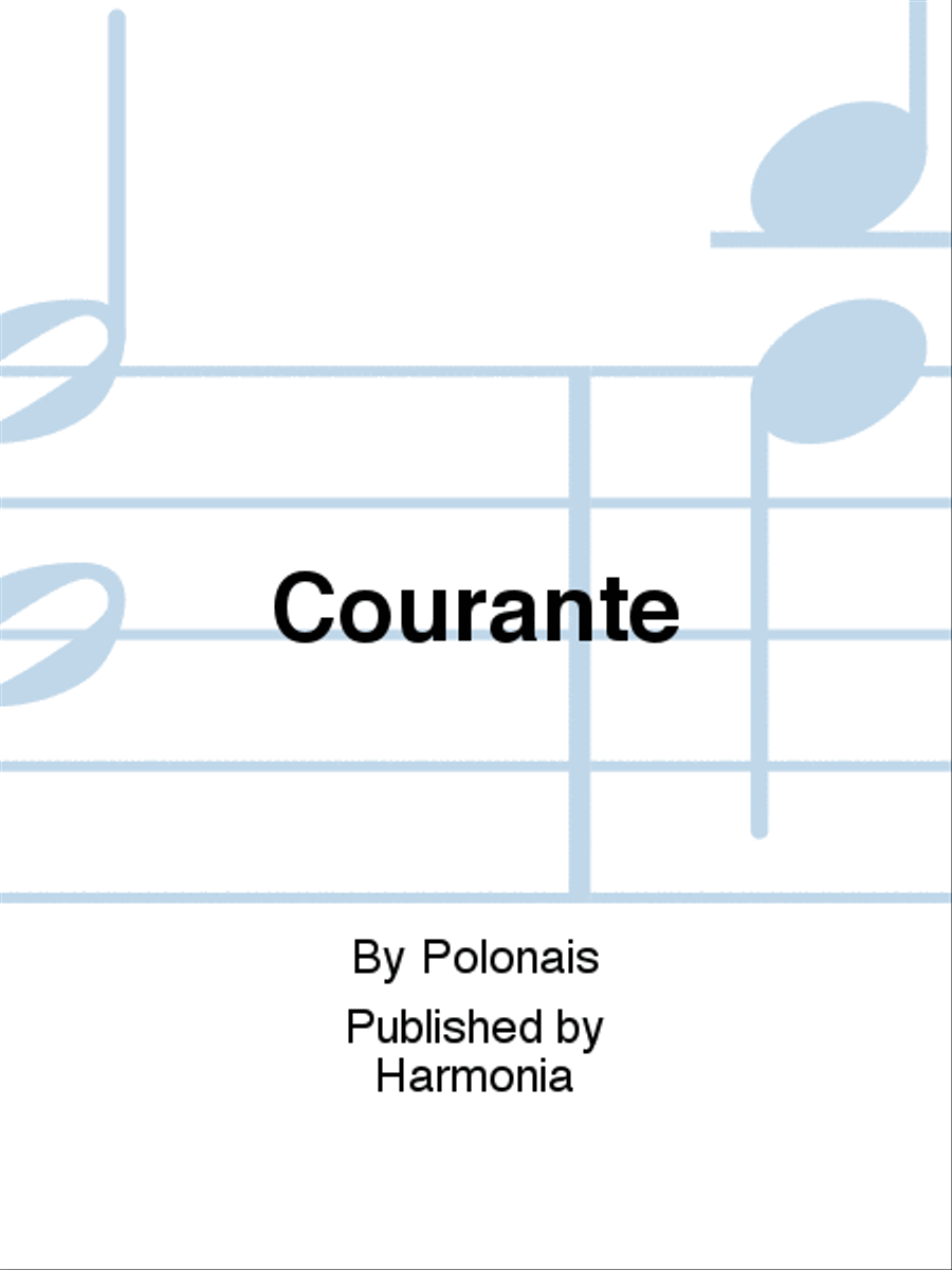 Courante Guitar scores gallery preview page 1