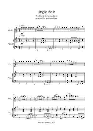 Jingle Bells - Violin and Piano