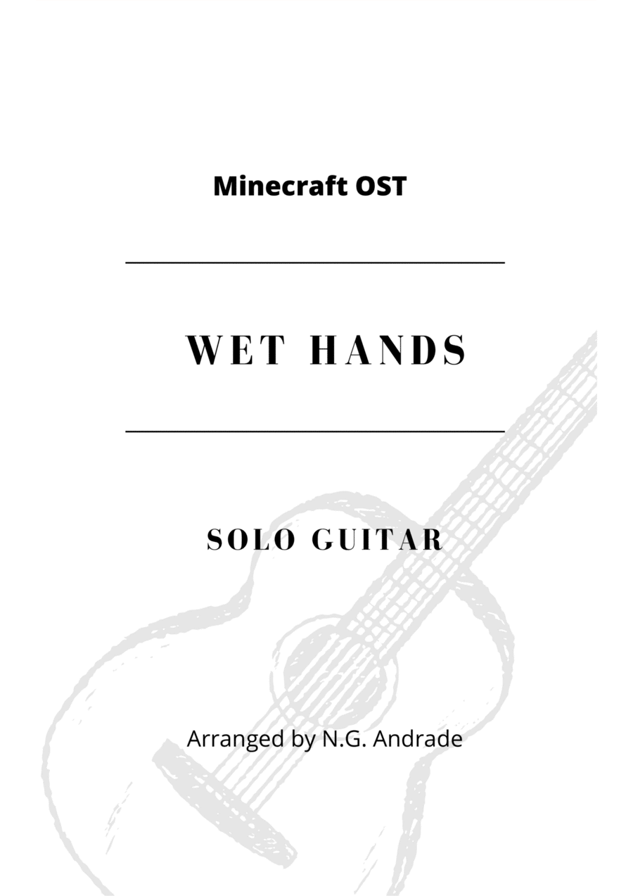 Wet Hands Guitar Solo scores gallery preview page 1