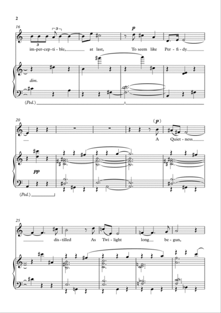 Two Songs Voice Solo scores gallery preview page 3