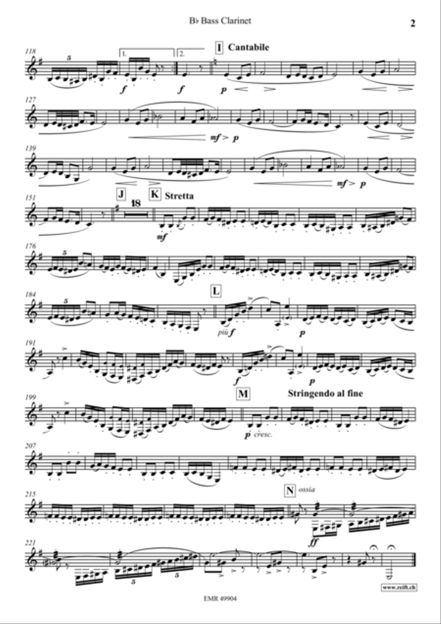 Russian Dance Bass Clarinet scores gallery preview page 3