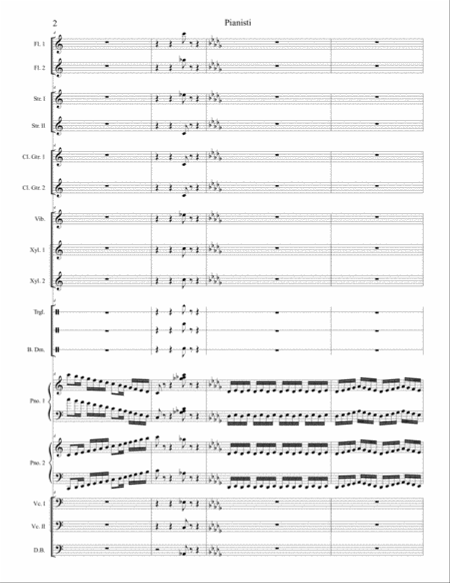 Pianists Large Ensemble scores gallery preview page 2