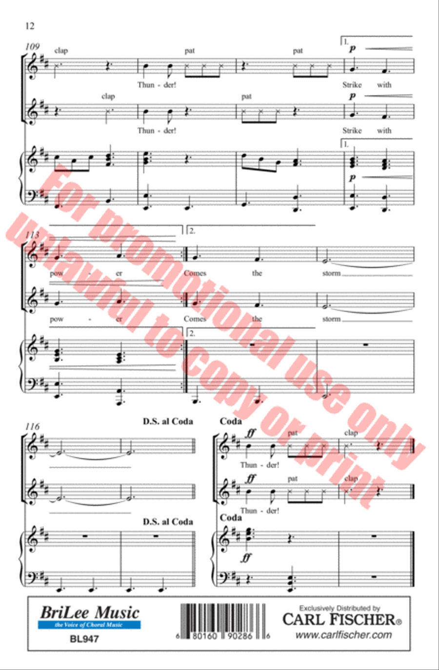Storm Choir scores gallery preview page 13
