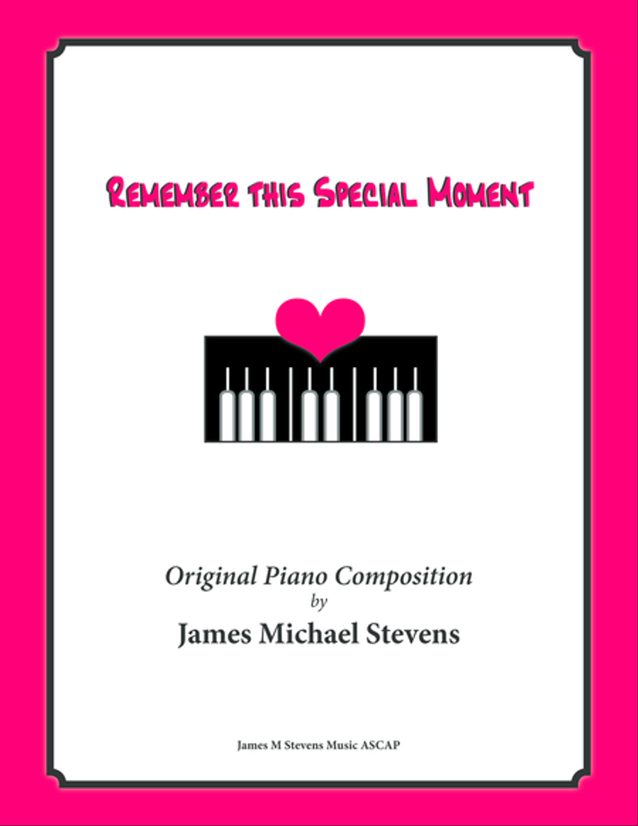 Remember this Special Moment (Romantic Piano) Piano Solo scores gallery preview page 1