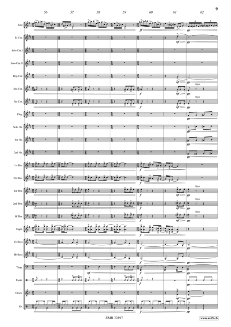 American Sketches Brass Band scores gallery preview page 10
