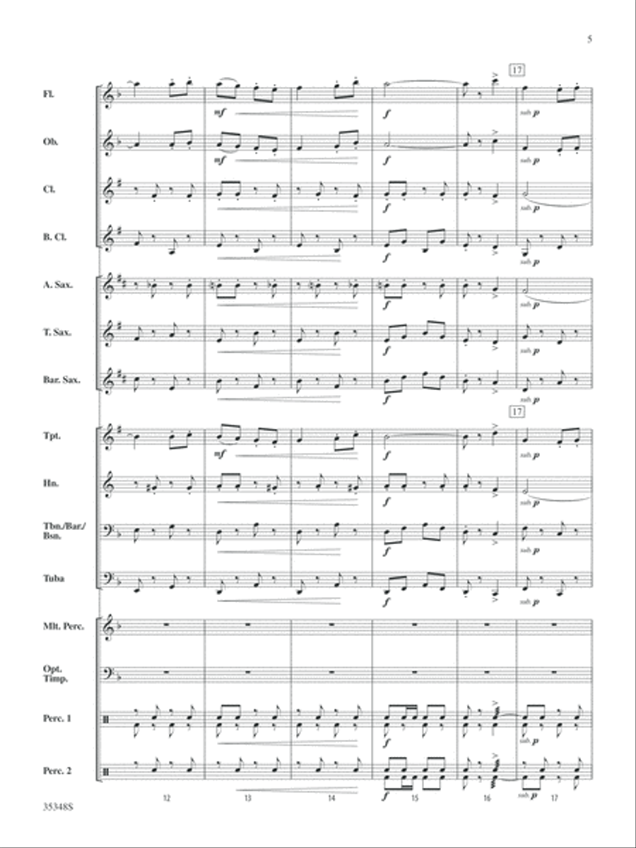 Andalucía: Score Andalucía: Score Concert Band scores gallery preview page 5