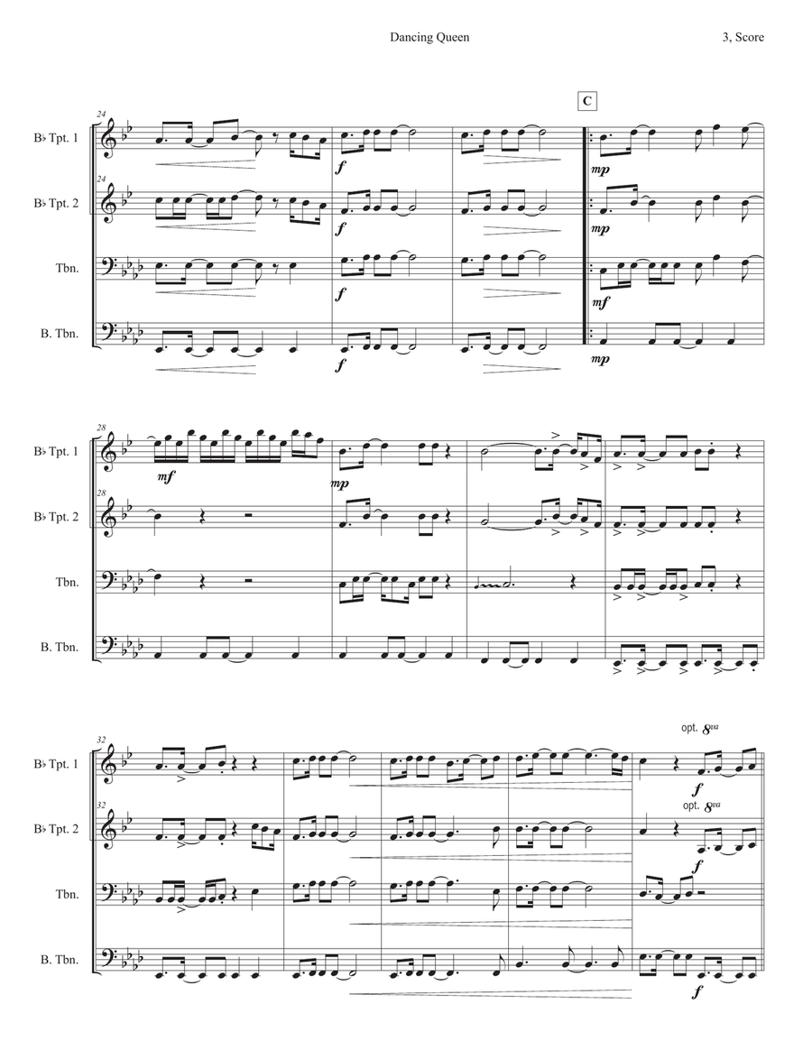 Dancing Queen Dancing Queen School and Community scores gallery preview page 3