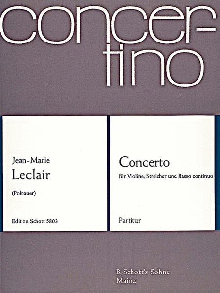 Concerto Op. 10, No. 1