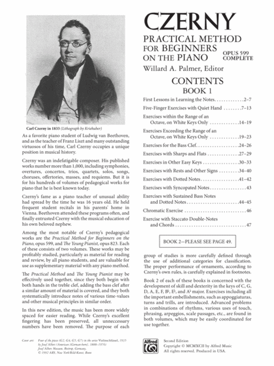 Czerny -- Practical Method for Beginners on the Piano, Opus 599 (Complete)