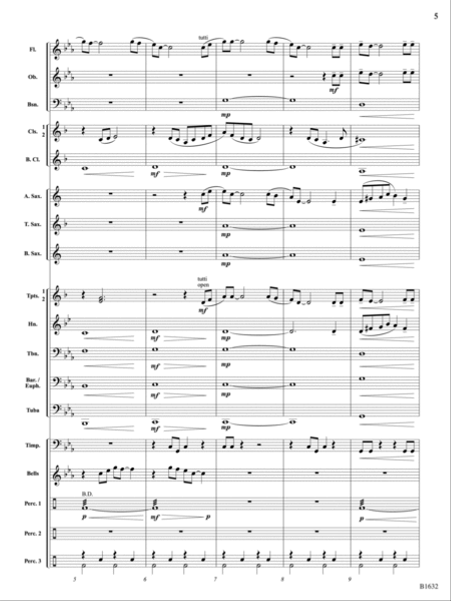Hammer and Rail: Score Hammer and Rail: Score Concert Band scores gallery preview page 5