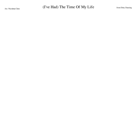 (i've Had) The Time Of My Life image number null