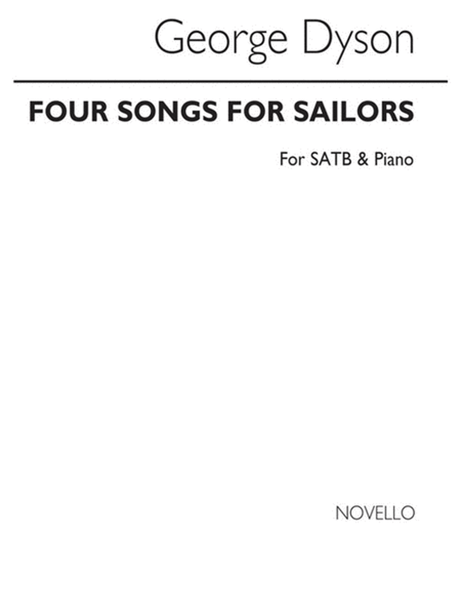 Dyson 4 Songs For Sailors Satb(Archive