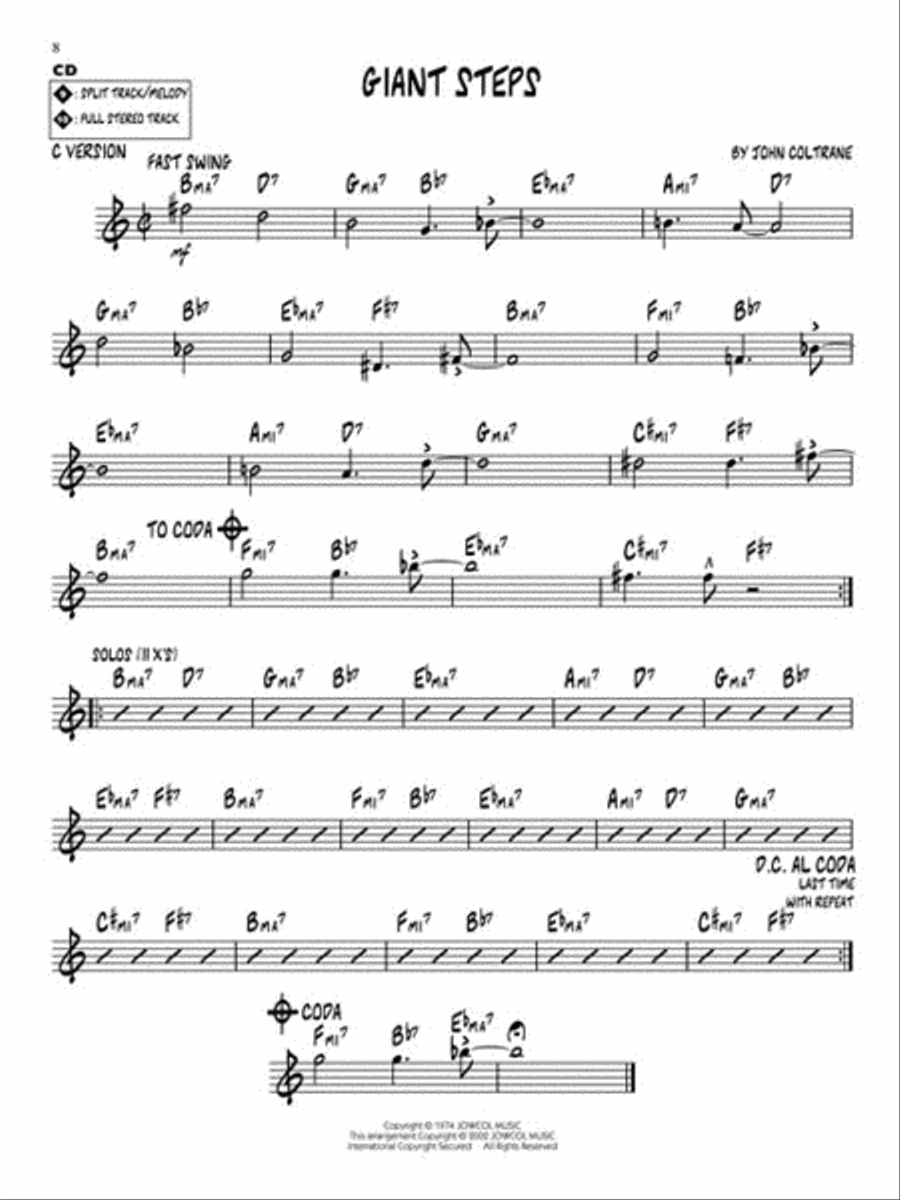John Coltrane - Volume 13 C Instrument scores gallery preview page 5