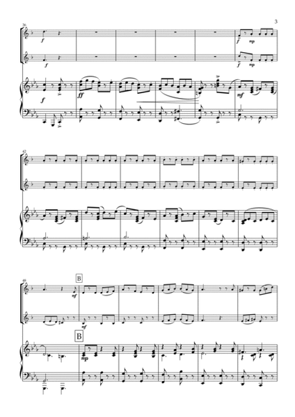 "Salento" A Modern Tarantella for Trumpet Duet and Piano- Intermediate image number null