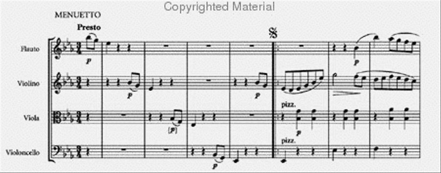 Quartet in C minor Quartet in C minor Flute scores gallery preview page 3