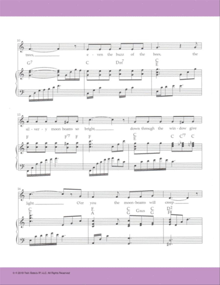 Mozart's Lullaby Voice scores gallery preview page 2