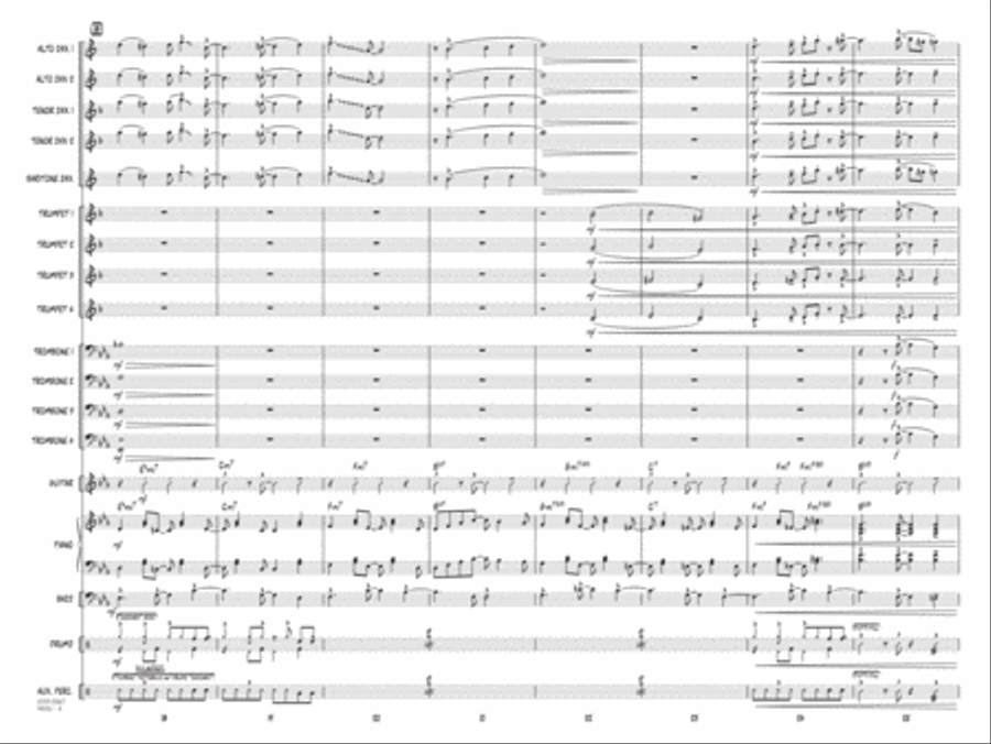 Misty (Emocionado) (arr. Michele Fernández) - Conductor Score (Full Score) Jazz Ensemble scores gallery preview page 4