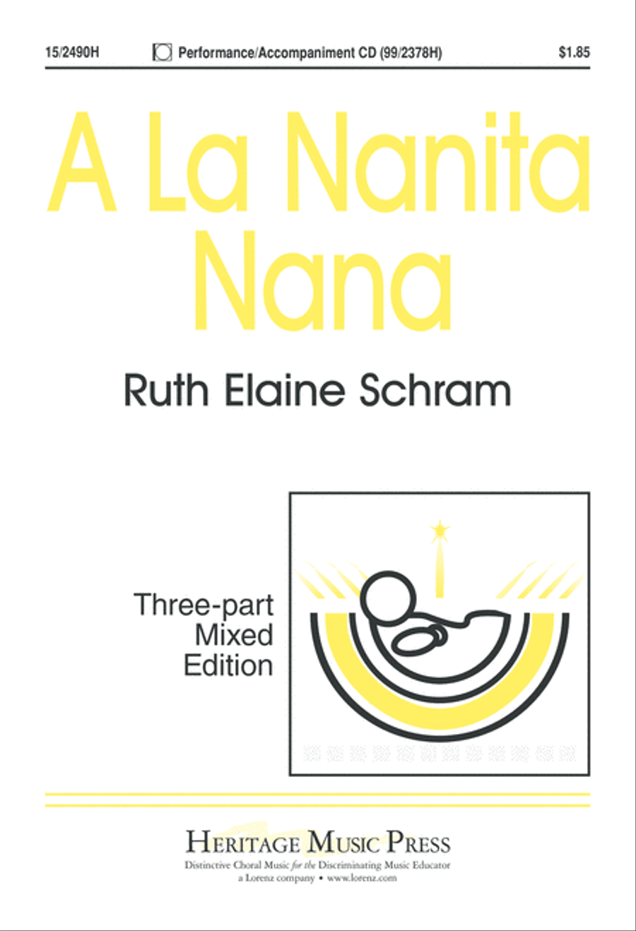 A la Nanita Nana 3-Part scores gallery preview page 1