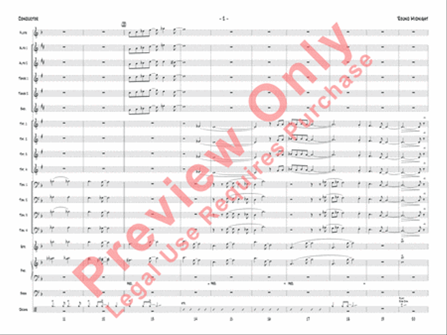 'Round Midnight Jazz Ensemble scores gallery preview page 5