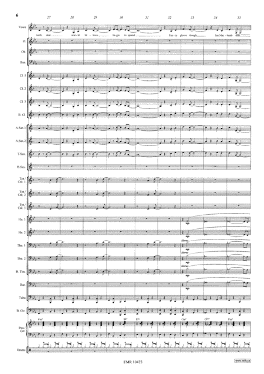 Mack The Knife Mack The Knife Concert Band scores gallery preview page 7