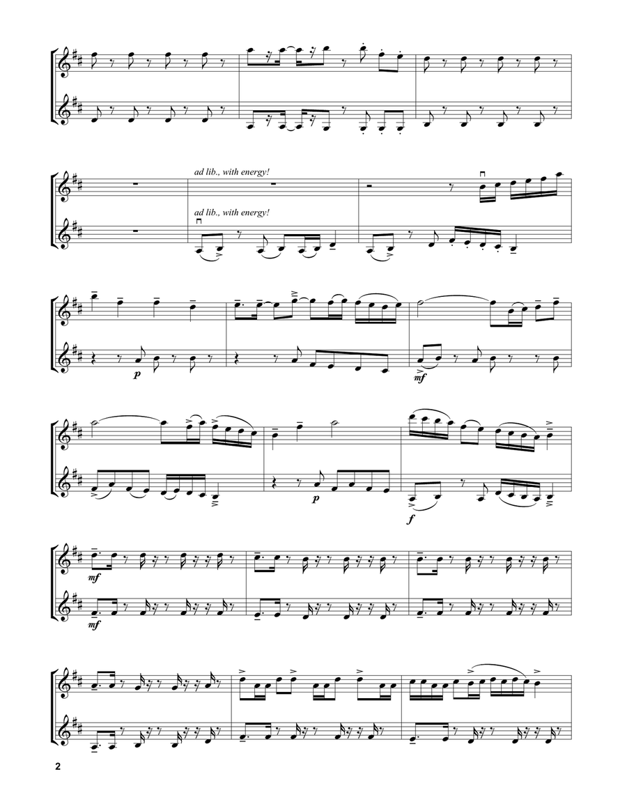 Starships String Duet scores gallery preview page 2