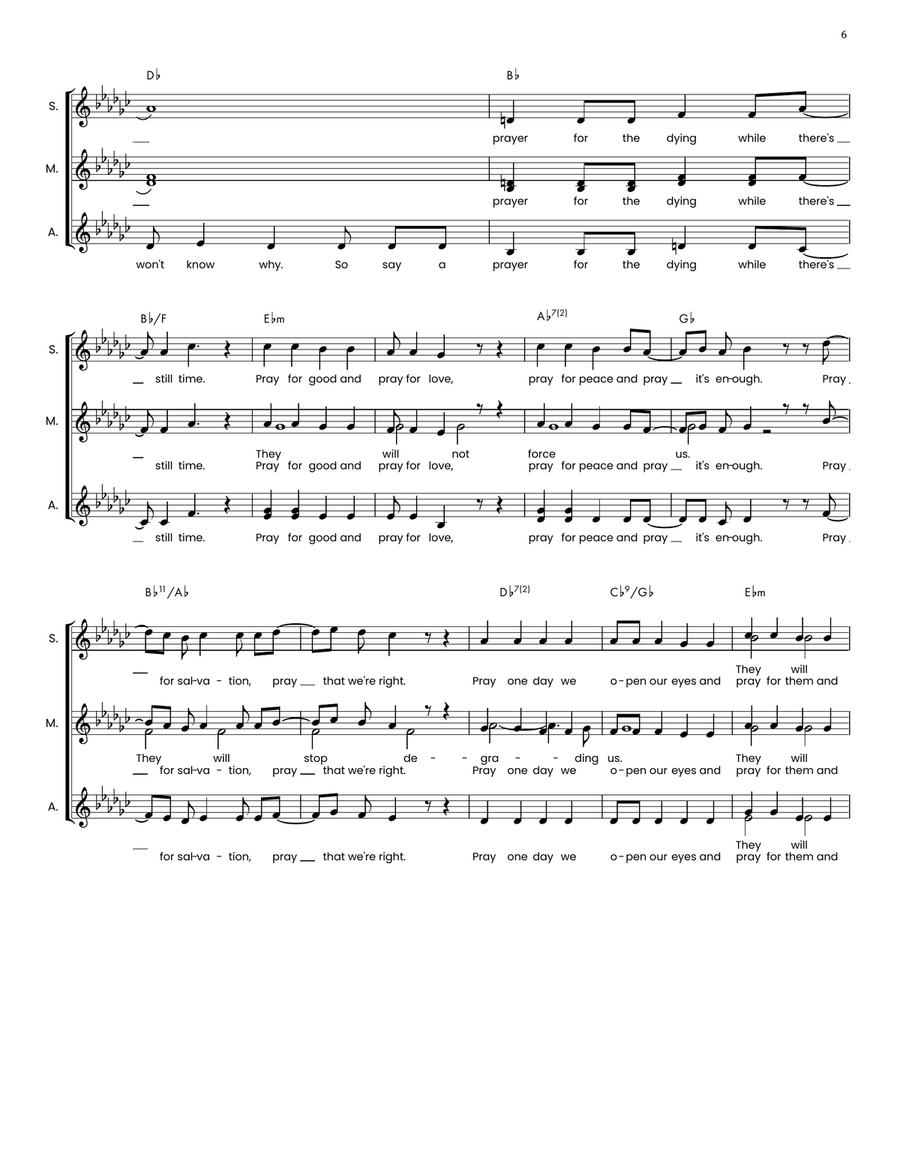 Pray SSA scores gallery preview page 6