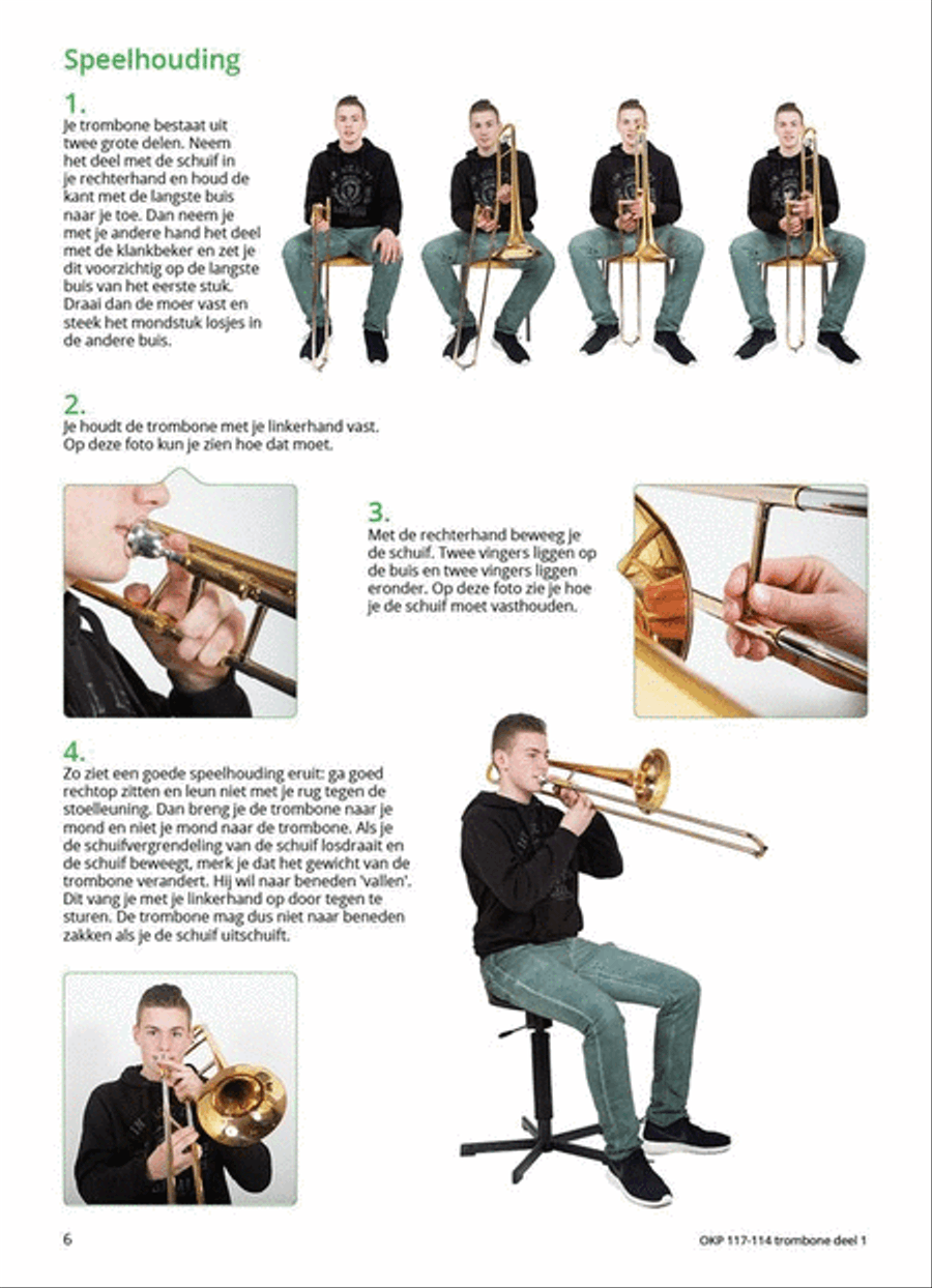 Samen Leren Samenspelen Vlaams Deel 1 Trombone Solo scores gallery preview page 4