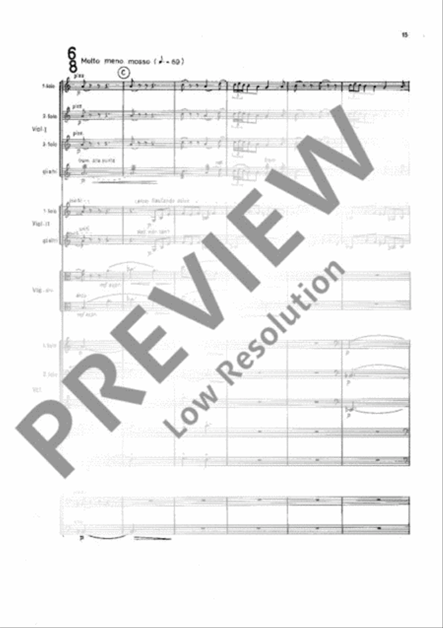 Fantasia for Strings String Orchestra scores gallery preview page 20