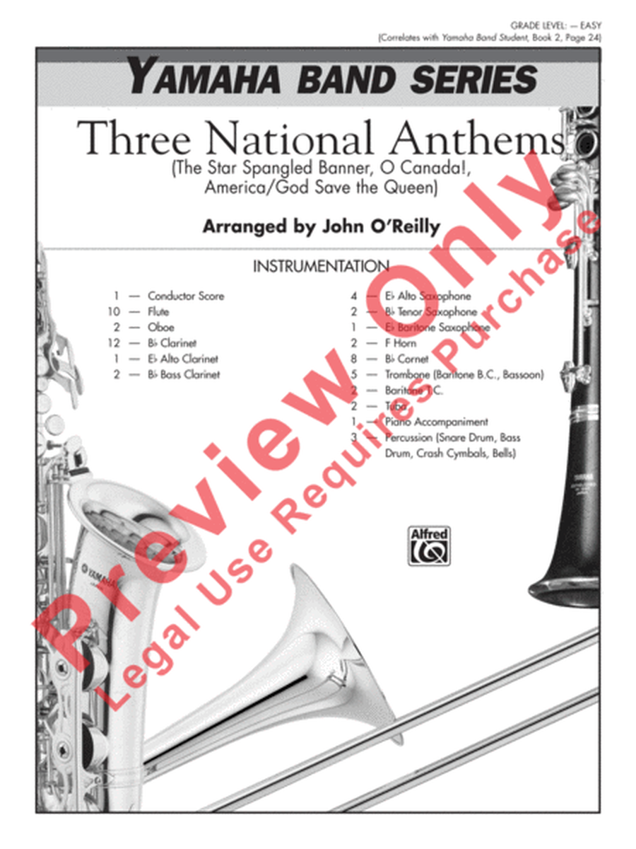 Three National Anthems (Star-Spangled Banner, O Canada!, America/God Save the Queen) image number null