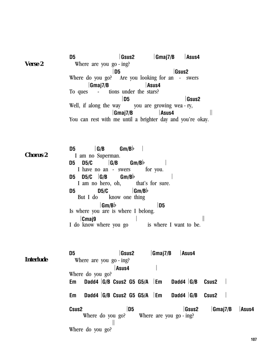 Where Are You Going Where Are You Going Acoustic Guitar scores gallery preview page 2