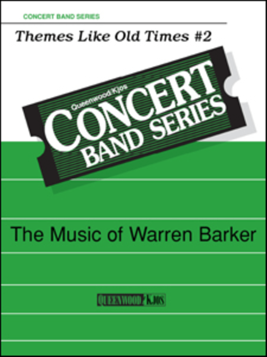 Themes Like Old Times II Concert Band scores gallery preview page 1
