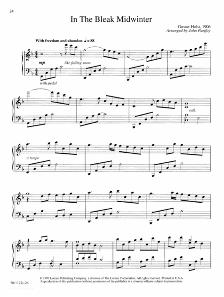 Timeless Carols for a New Age Piano Solo scores gallery preview page 12