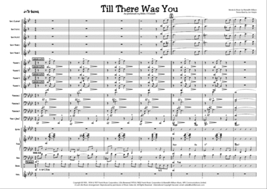 Till There Was You Big Band scores gallery preview page 2