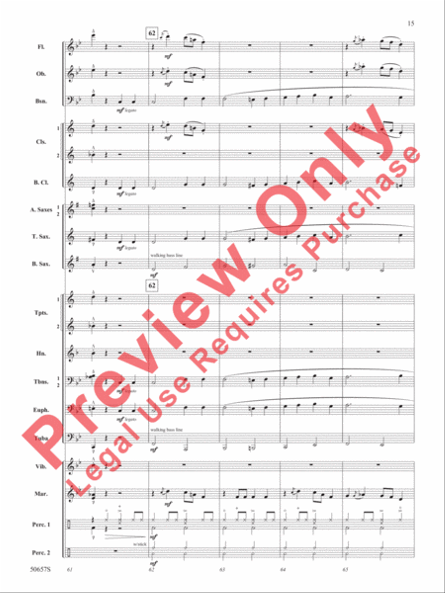 You Better Sleigh! You Better Sleigh! Concert Band scores gallery preview page 16