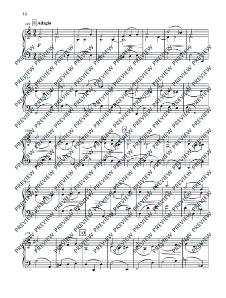 Castillo Interior Piano Solo scores gallery preview page 11