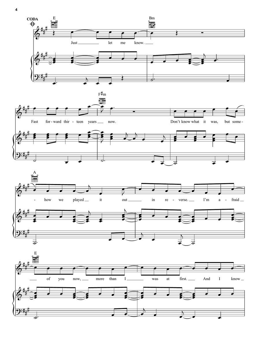 Formidable Piano, Vocal, Guitar scores gallery preview page 4