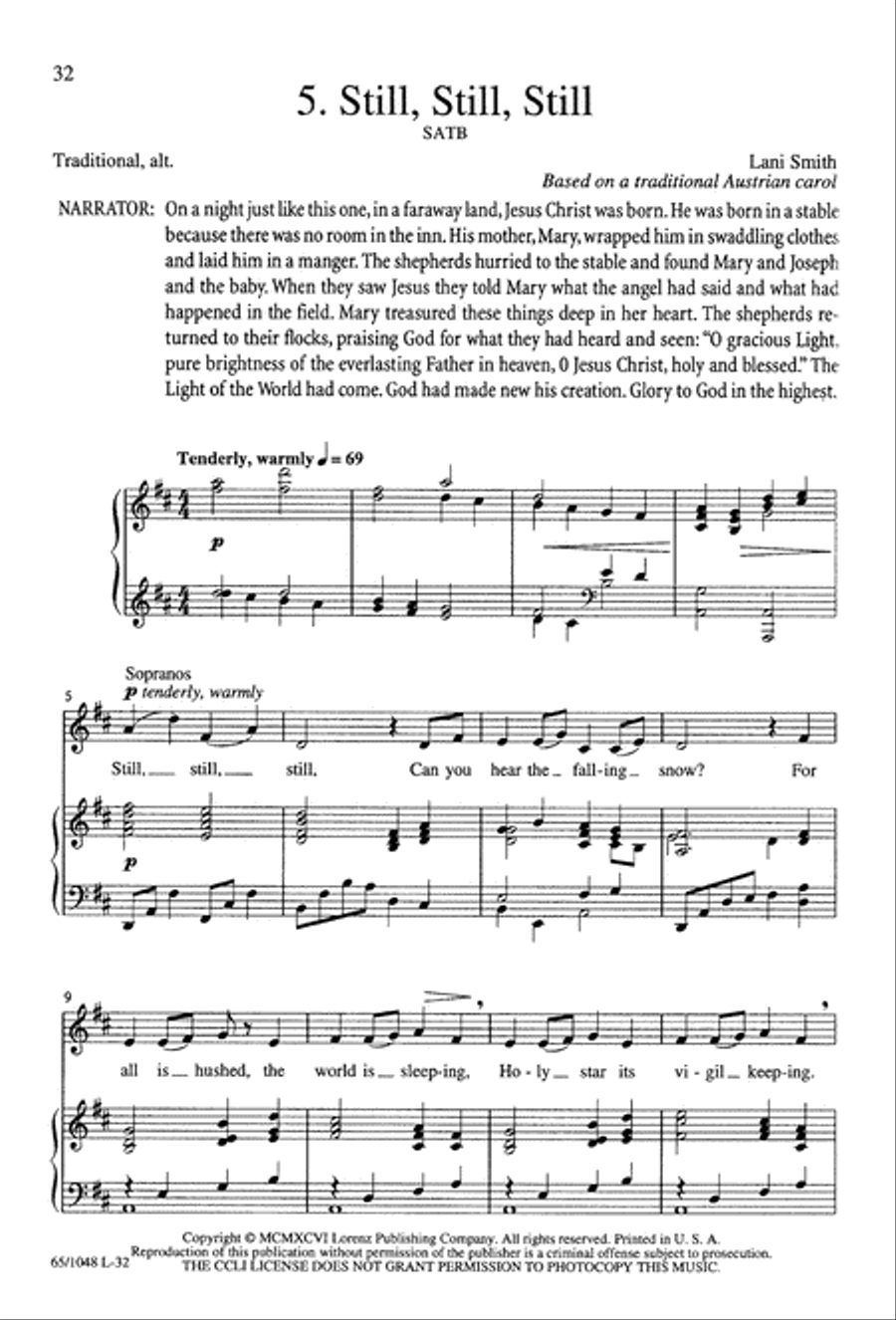 The Light of the World 4-Part scores gallery preview page 34