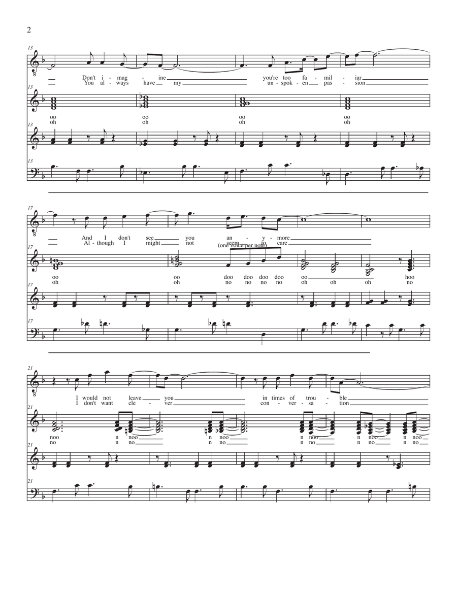 Just The Way You Are SA scores gallery preview page 2