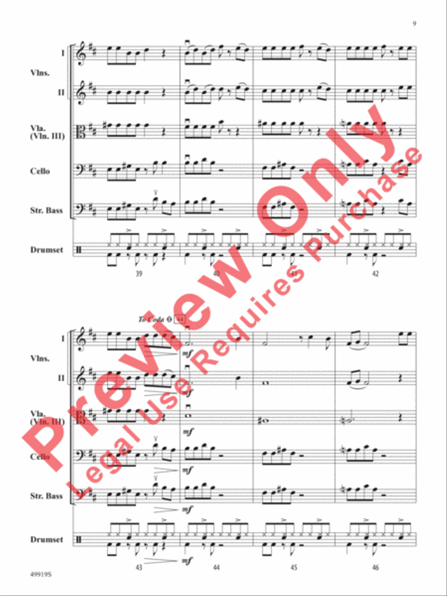 Bones Bones String Orchestra scores gallery preview page 10