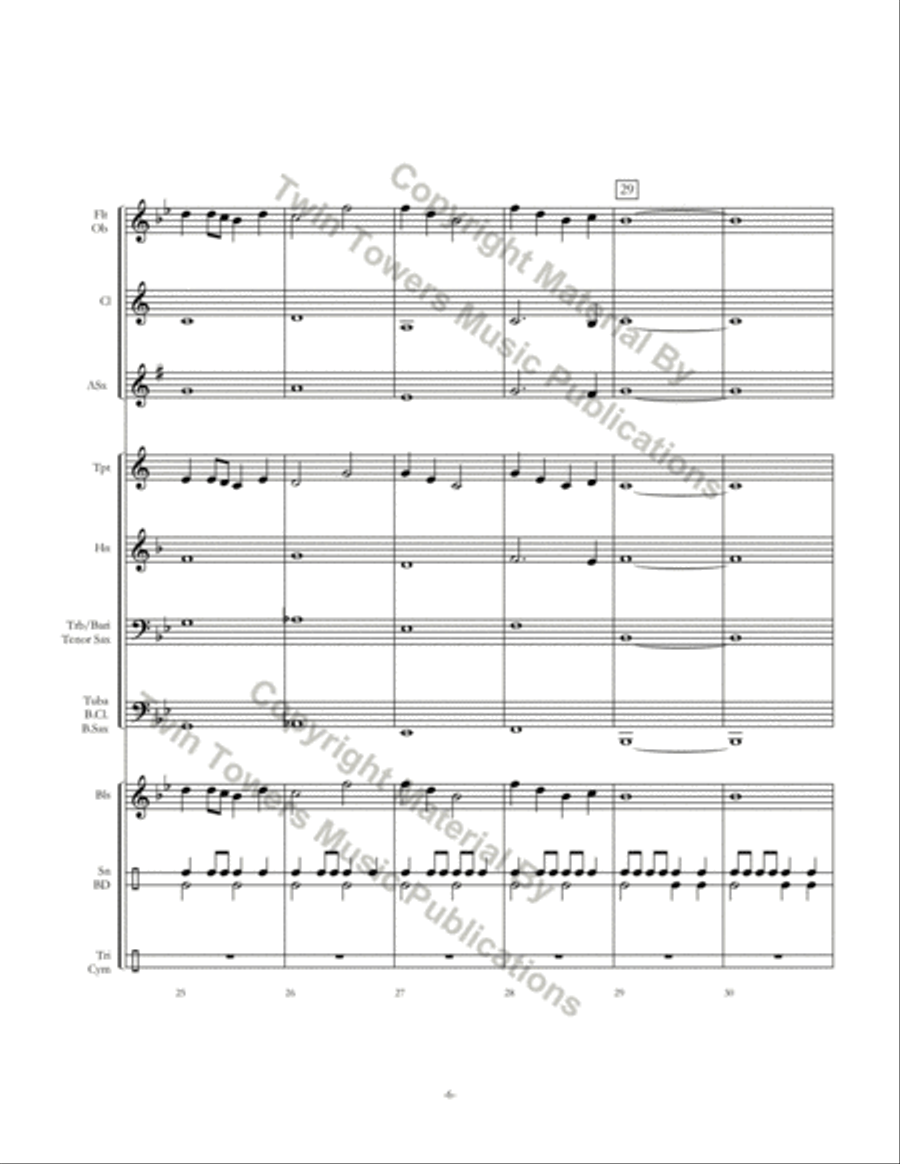 Surprise Variations Surprise Variations Concert Band scores gallery preview page 7