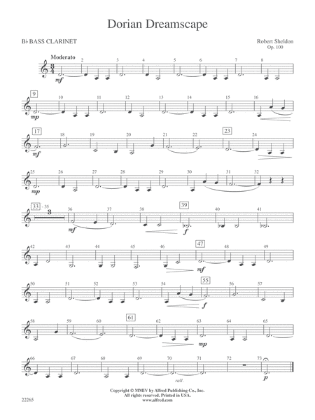 Dorian Dreamscape: B-flat Bass Clarinet