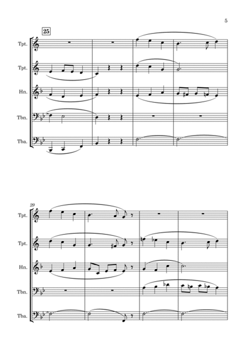 Scherzo for Brass Quintet image number null