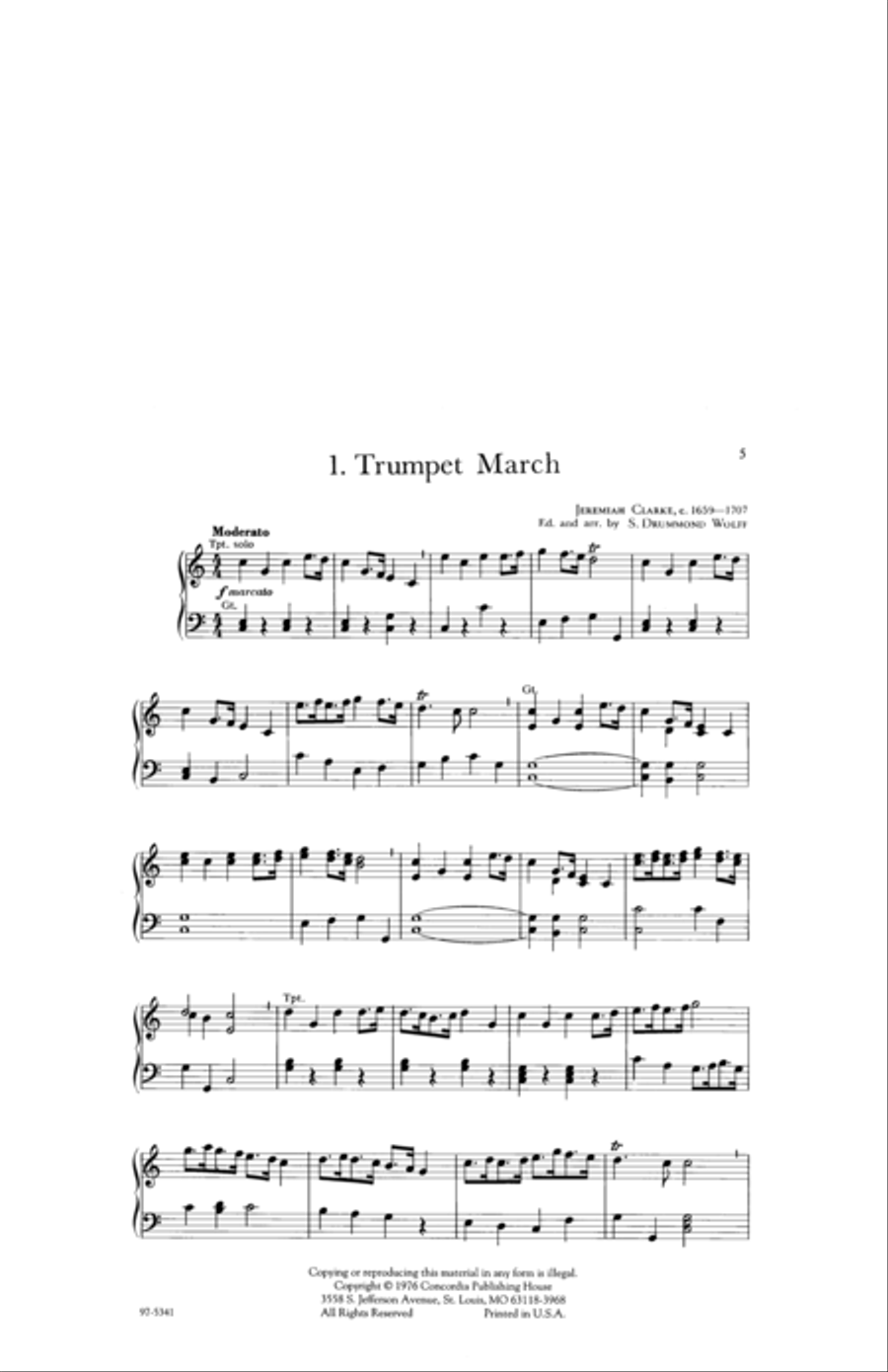 Baroque Music for Manuals, Vol. I Organ scores gallery preview page 3
