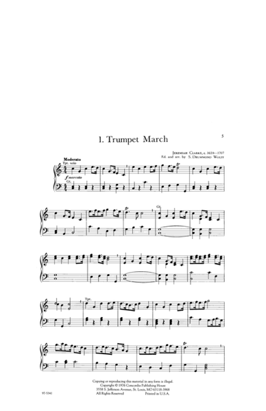 Baroque Music for Manuals, Vol. I