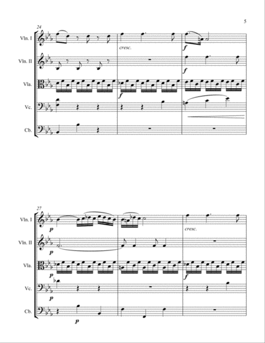 Larghetto Larghetto String Orchestra scores gallery preview page 5